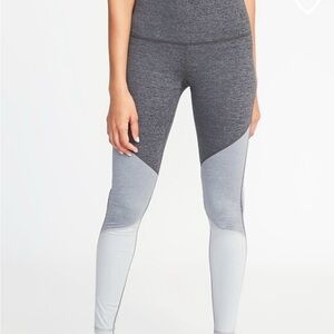 Old Navy High-Rise Color-Block Compression Leggings